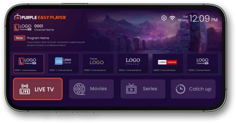 Purple Smart TV